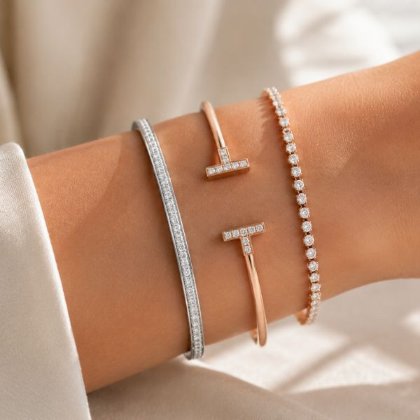 Diamond Bangles vs Cuff Bracelets: The Complete UK Style Guide